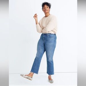 Madewell Cali Demi-Boot Jeans - size 33P